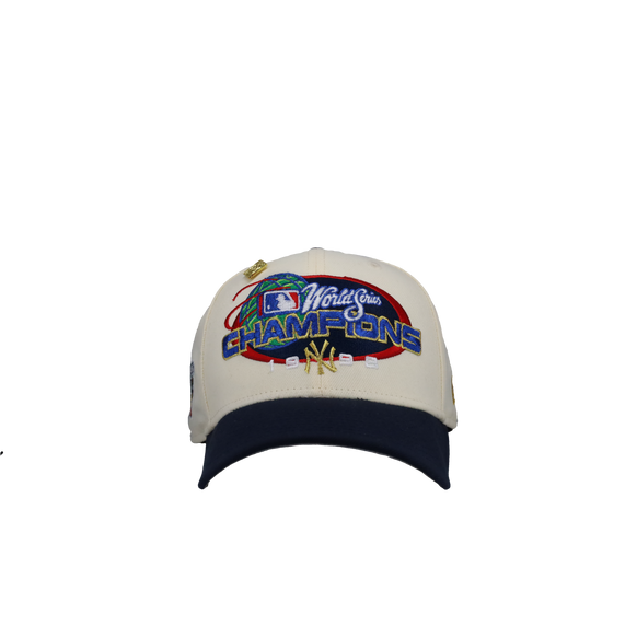 New York Yankees 1998 World Series Script Chrome/Navy 59Fifty Fitted Hat