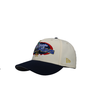 New York Yankees 1998 World Series Script Chrome/Navy 59Fifty Fitted Hat