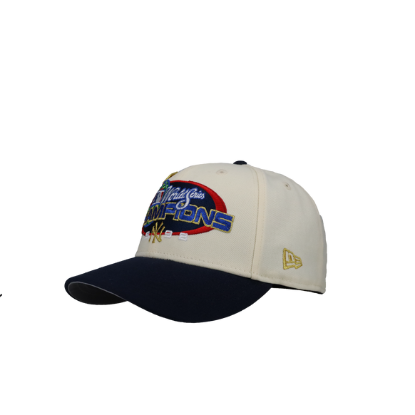 New York Yankees 1998 World Series Script Chrome/Navy 59Fifty Fitted Hat