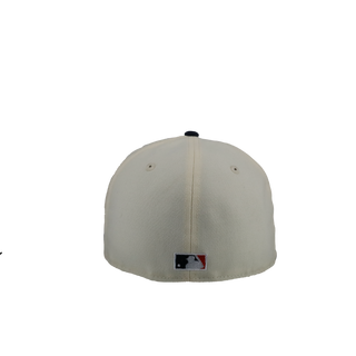 New York Yankees 1998 World Series Script Chrome/Navy 59Fifty Fitted Hat