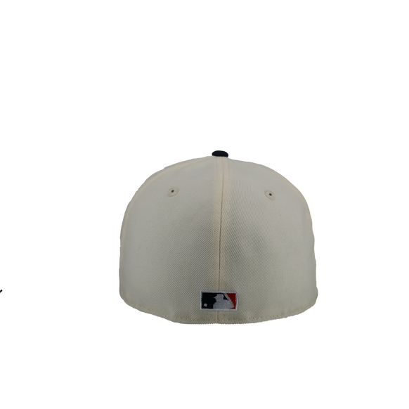 New York Yankees 1998 World Series Script Chrome/Navy 59Fifty Fitted Hat