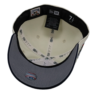 New York Yankees 1998 World Series Script Chrome/Navy 59Fifty Fitted Hat