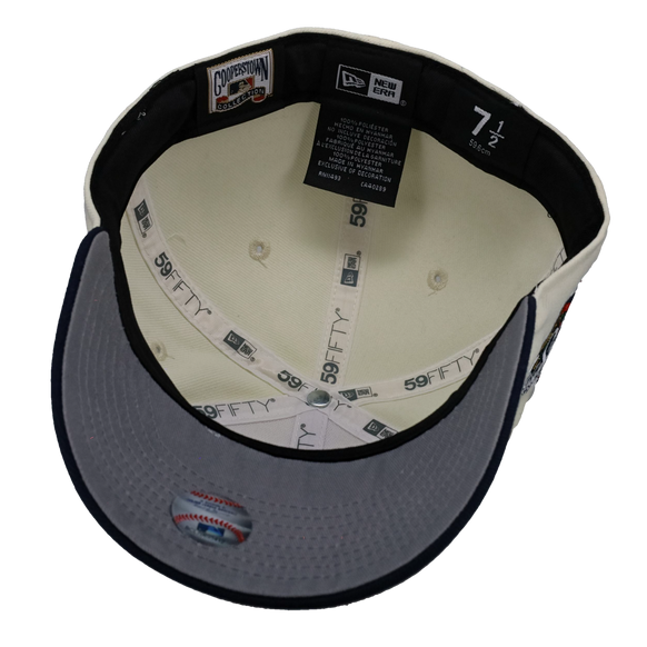 New York Yankees 1998 World Series Script Chrome/Navy 59Fifty Fitted Hat