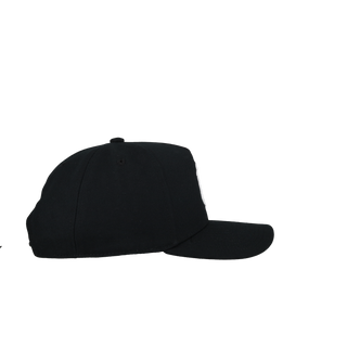 New York Yankees 1998 WS Black Metallic Mitchell & Ness A Frame Snapback Hat