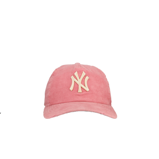 New York Yankees Pink Distressed Corduroy 19Twenty Adjustable Hat
