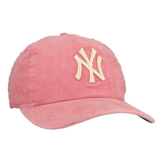 New York Yankees Pink Distressed Corduroy 19Twenty Adjustable Hat