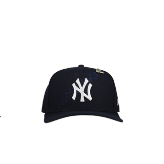 New York Yankees Navy Injection 9Fifty A Frame Snapback Hat