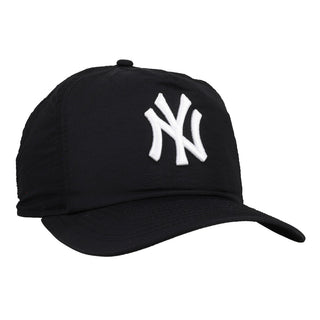 New York Yankees Black Nylon 19Twenty Adjustable Hat