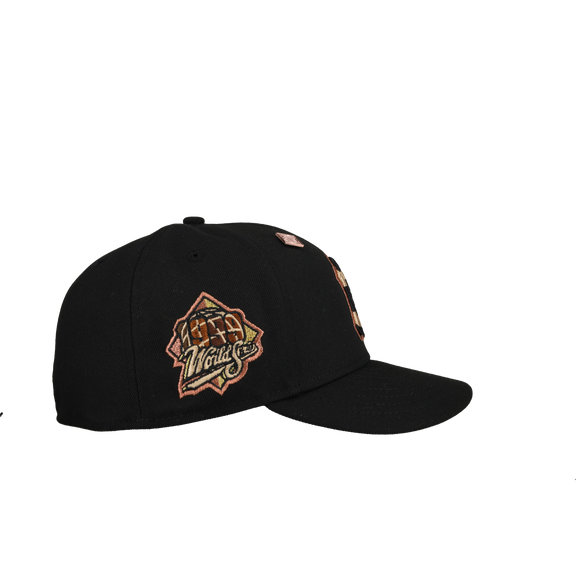 New York Yankees 1999 World Series Black Grey Brim 59Fifty Fitted Hat