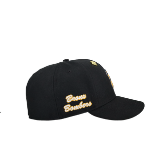 New York Yankees Bronx Bombers Black Safari Print 59Fifty Fitted Hat