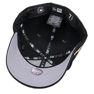 New York Yankees Bronx Bombers Black Safari Print 59Fifty Fitted Hat
