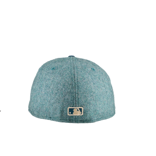 New York Yankees Blue Fabric By Moon 59Fifty Fitted Hat