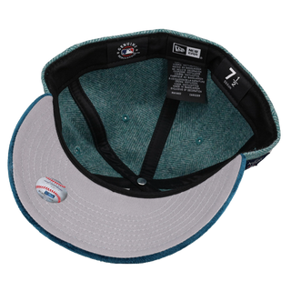 New York Yankees Blue Fabric By Moon 59Fifty Fitted Hat