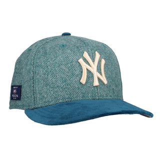 New York Yankees Blue Fabric By Moon 59Fifty Fitted Hat
