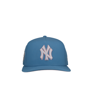 New York Yankees Sky Blue/Pink 1998 WS 9Fifty A Frame Snapback Hat