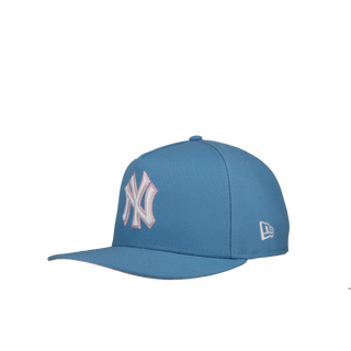 New York Yankees Sky Blue/Pink 1998 WS 9Fifty A Frame Snapback Hat