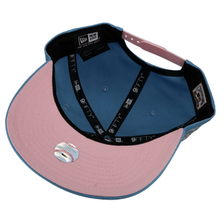 New York Yankees Sky Blue/Pink 1998 WS 9Fifty A Frame Snapback Hat