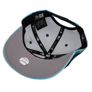 New York Yankees Blue Waves 9Fifty A Frame Snapback Hat