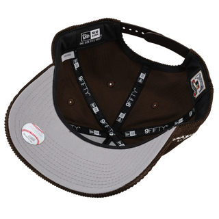 New York Yankees Brown Corduroy 9Fifty A Frame Snapback Hat