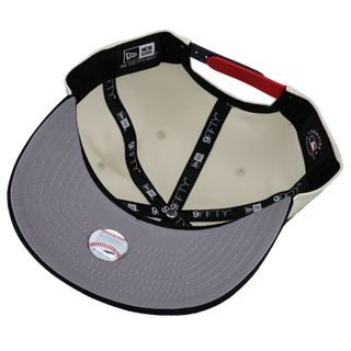 New York Yankees Chrome USA Off White/Navy 9Fifty A Frame Snapback Hat