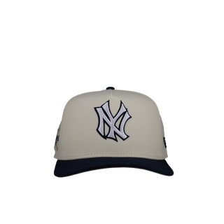 New York Yankees Off White/Navy Yankee Stadium 9Fifty A Frame Snapback Hat