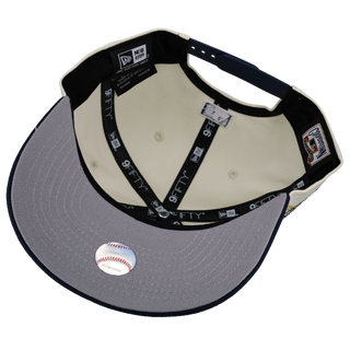 New York Yankees Off White/Navy Yankee Stadium 9Fifty A Frame Snapback Hat