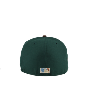 New York Yankees 1999 World Series Green Gradient Script 59Fifty Fitted Hat