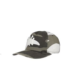 New York Yankees White/Grey Camo 19Twenty Adjustable Hat