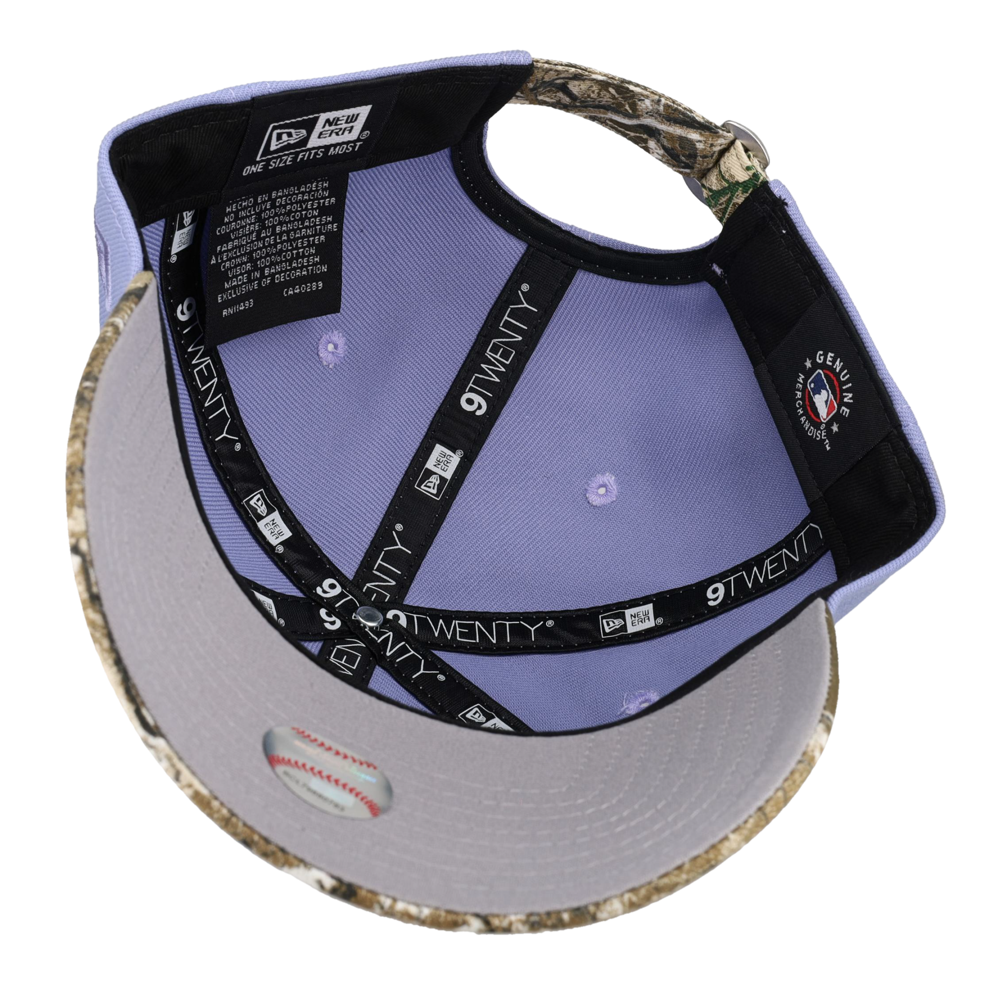New York Yankees New Era 9Twenty Lavender/Realtree Camo (Grey Brim)
