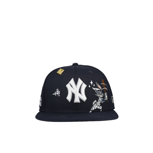 New York Yankees x Looney Tunes 9Fifty Navy Snapback (Grey Brim)