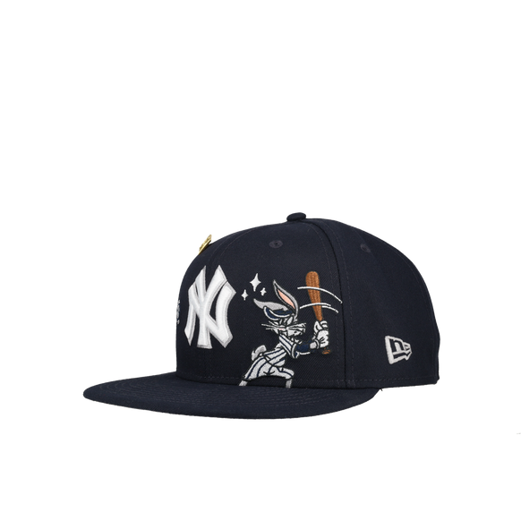 New York Yankees x Looney Tunes 9Fifty Navy Snapback (Grey Brim)