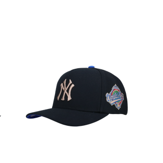 New York Yankees 1996 Metallic Black/Copper Mitchell & Ness A Frame Snapback Hat
