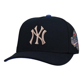 New York Yankees 1996 Metallic Black/Copper Mitchell & Ness A Frame Snapback Hat