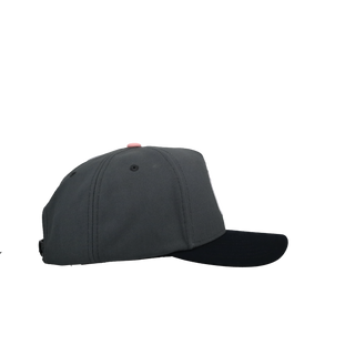 New York Yankees 50th year Graphite/Black Metallic Mitchell & Ness A Frame Snapback Hat