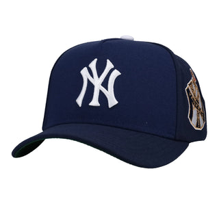 New York Yankees 1951 WS Navy/Dark Navy Metallic Mitchell & Ness A Frame Snapback Hat