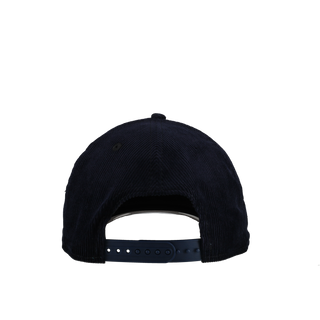 New York Yankees 1999 World Series Navy Corduroy Script 9Fifty A Frame Snapback Hat