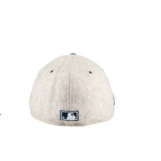 New York Yankees Grey/Navy Fabric By Moon 59Fifty Low Profile Fitted Hat