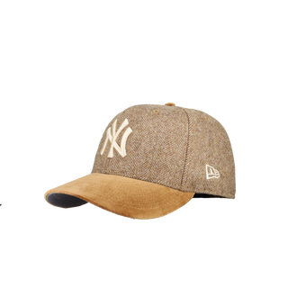 New York Yankees Tan Fabric By Moon 59Fifty Fitted Hat