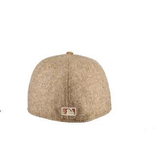 New York Yankees Tan Fabric By Moon 59Fifty Fitted Hat