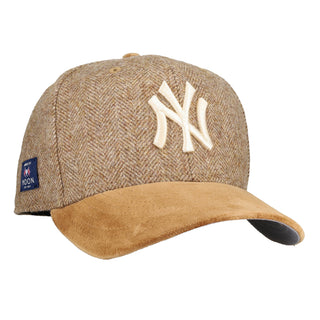 New York Yankees Tan Fabric By Moon 59Fifty Fitted Hat