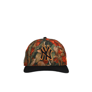 New York Yankees Leaves Orange 100th Anniversary 9Fifty A Frame Snapback Hat