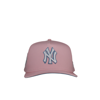 New York Yankees Pink/Sky Blue 1998 WS 9Fifty A Frame Snapback Hat