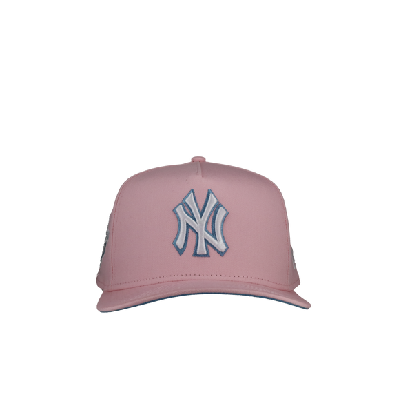 New York Yankees Pink/Sky Blue 1998 WS 9Fifty A Frame Snapback Hat