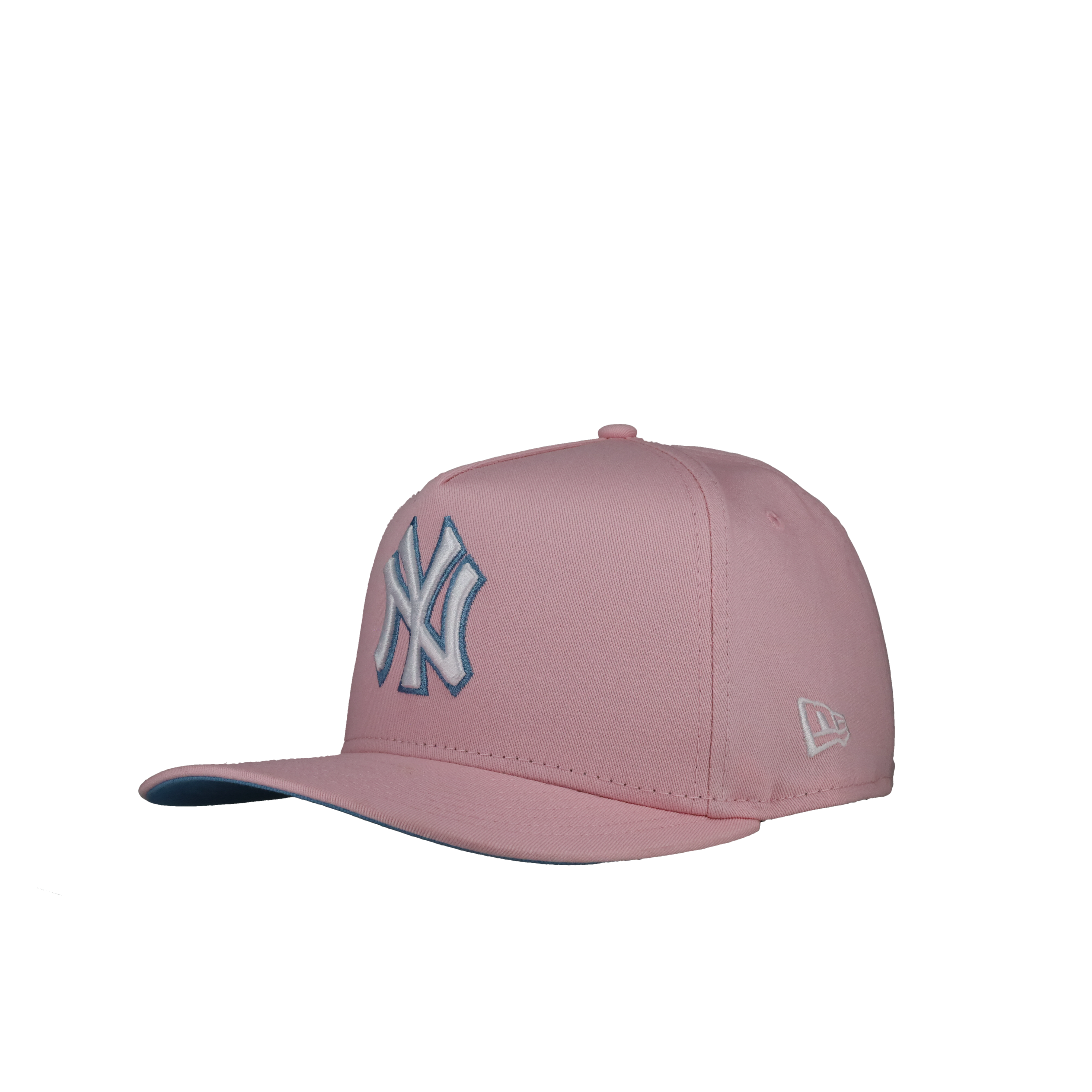 New York Yankees Pink/Sky Blue 1998 WS 9Fifty A Frame Snapback Hat
