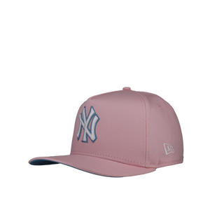 New York Yankees Pink/Sky Blue 1998 WS 9Fifty A Frame Snapback Hat