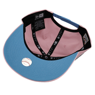 New York Yankees Pink/Sky Blue 1998 WS 9Fifty A Frame Snapback Hat