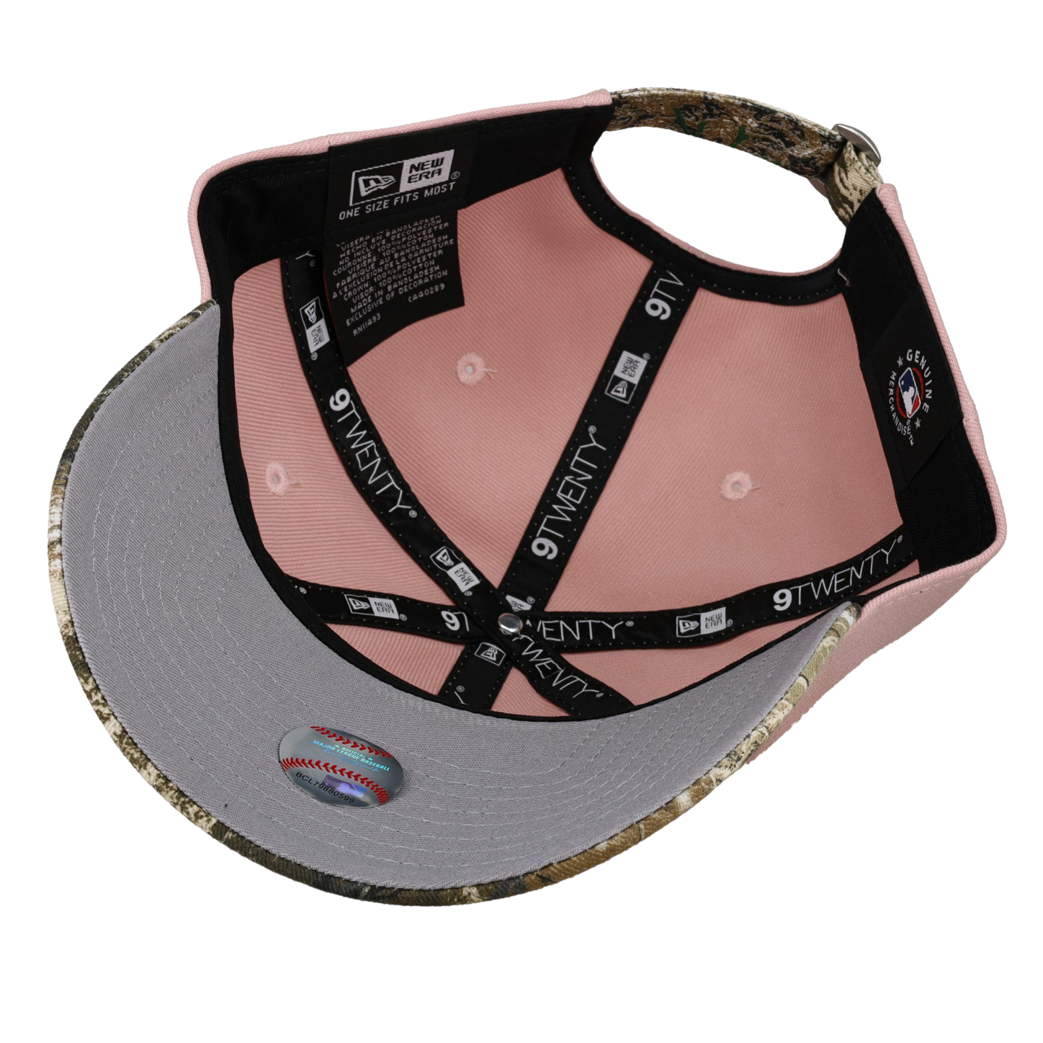 New York Yankees New Era 9Twenty Pink/Realtree Camo (Grey Brim)