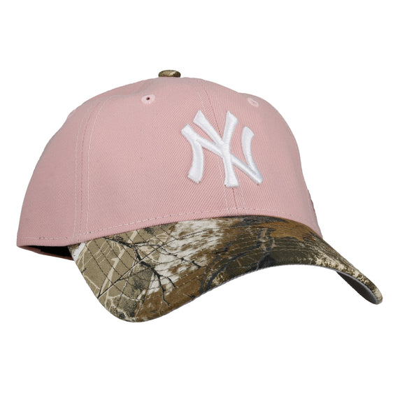 New York Yankees New Era 9Twenty Pink/Realtree Camo (Grey Brim)