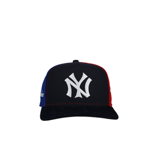 New York Yankees Multicolor Split Panel 9Fifty A Frame Snapback Hat