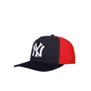 New York Yankees Multicolor Split Panel 9Fifty A Frame Snapback Hat